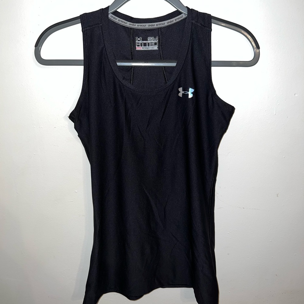 Under Armour Fitted Racerback Tank Top Size Small